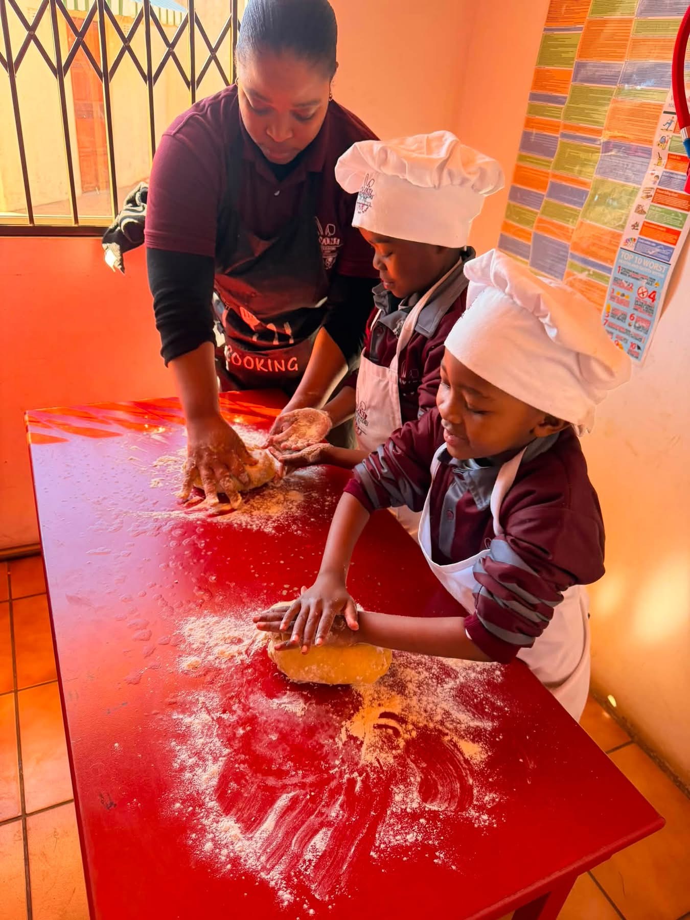 Little chefs in our cooking club